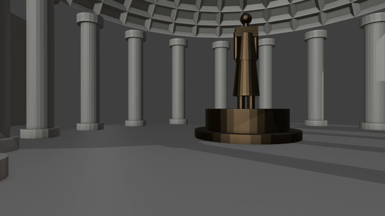 Dolly start — clay previz